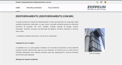Desktop Screenshot of despoeiramento.com.br